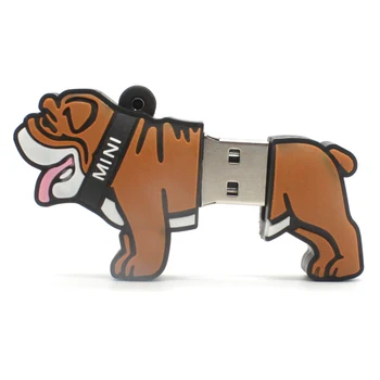 Srčkan Živali USB Flash Diski 16GB Risanka Pes Pendrive 32GB Osebno 4GB, 8GB Memory Stick Pen Drive sem Flashdisk Smešno Darila