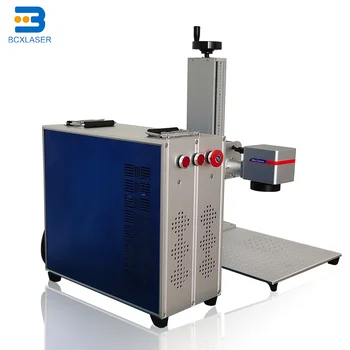 Posodobljeno Fiber Laser Marking Stroj z Rotacijsko 30W Desktop Mini Raycus Kovin, Lasersko Graviranje Stroj dobro ceno hot prodaja