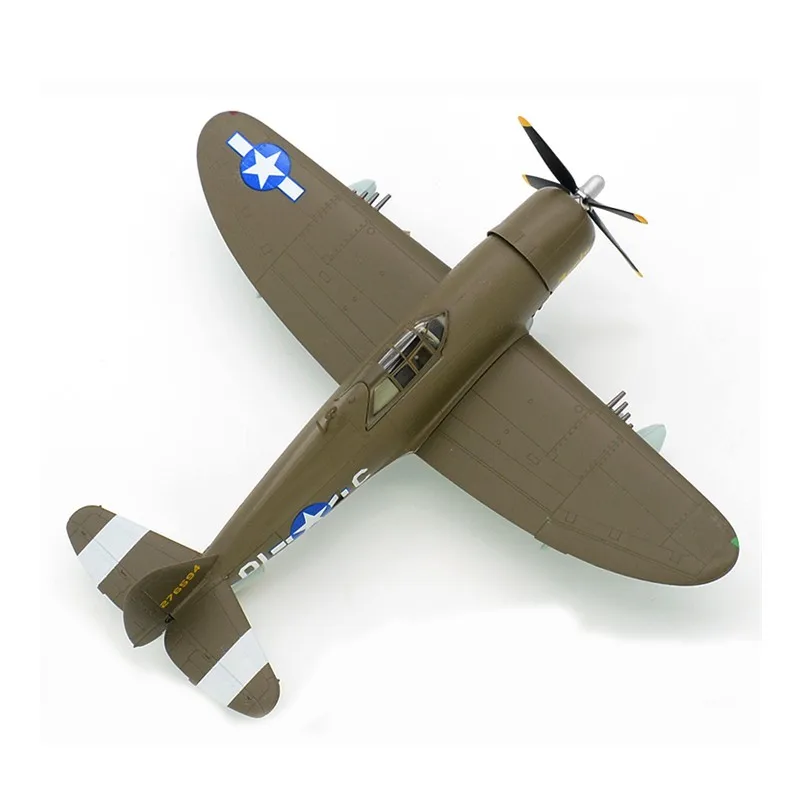 že vgrajenimi 1:72 Republika P-47 Strele borec P-47D Svetovne Vojne letala hobi zbirateljske končal plastičnih letalo model