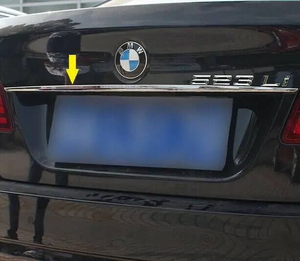 S. Jekla Zadaj Prtljažnik, Pokrov modeliranje Chrome trim Trakovi ZA BMW Serije 5 Sedan F10 2011+