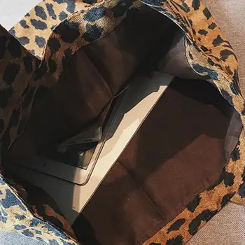 Seksi Leopard Ženski Big Tote vrečko 2018 Zimski Modni Nove Kakovosti Antilop Žensk Oblikovalec Torbici Nakupovalna Torba Velika Ramo Torbe