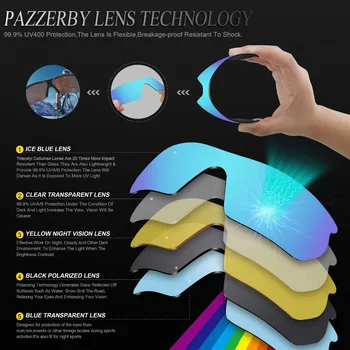 Polarizirana Zrcali Premaz Zamenjava Leč za-Oakley Turbine Okvir Multi-Barve