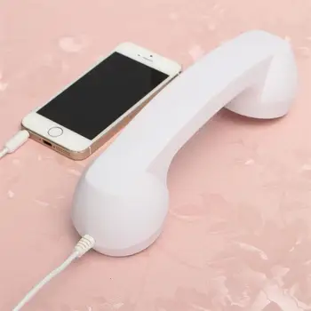3,5 mm, Retro Telefon Telefon Sevanje-dokazilo Sprejemniki, mobilni telefon Slušalka Za iPhone 5s 5 6 7 Klasične Slušalke MIKROFON Mikrofon