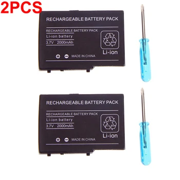 1pc/2Pcs 2000mAh 3,7 V Litij-ionska Baterija Za Nintendo DS Lite NDSL Zamenjava Baterije Z Mini Izvijač
