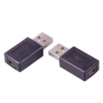 10pcs/veliko USB2.0 Tip A Moški 5 PIN MINI USB Ženska Priključka USB AM, da MINI USB Spojnik Napajalnika M/F Pretvornika Wholesales