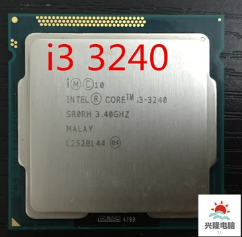 Lntel I3-3240 i3 3240 PROCESOR 3.4 GHz, 3M LGA1155 55W namizje Dual Core SR0RH CPU Brezplačna Dostava