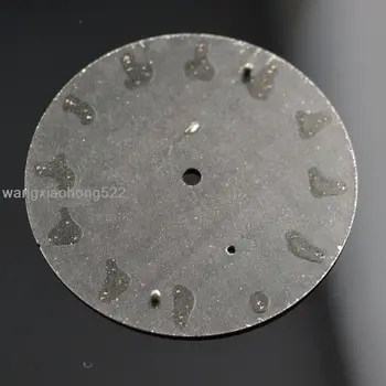 Kot 38,9 mm Črna Številčnica srebrne številke z majhnimi drugi subdial fit ročno navijanje ST36 ali 6498 mehansko gibanje