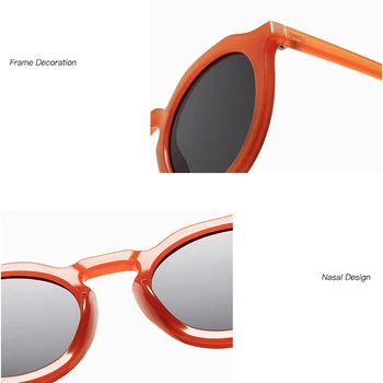 LongKeeper Prevelik Krog sončna Očala Ženske Luksuzni Mačka Oči, sončna Očala Modne Dame Potovanje Očala Odtenki UV400 Gafas