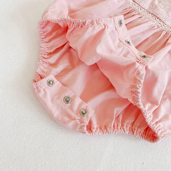 MILANCEL 2020 jeseni nov baby dekleta obleke vezenino dojenčka dekle baby bodysuit obleko čistega bombaža baby jumpsuit