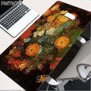 Maiya prišlekov Van Gogh umetnosti Velike Mouse pad PC Računalnik mat Gume PC Gaming Računalnik mousepad