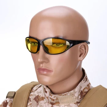 4 Objektiv 1set Samostrel Očala Taktično Vojske C4 Očala Wargame za Moške Športe na Prostem UV Zaščita Očal