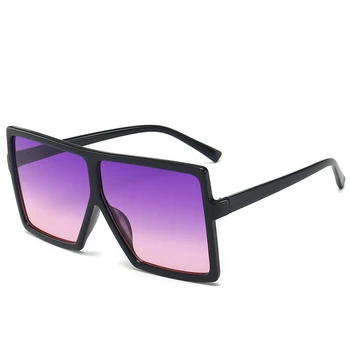 Kvadratni Klasičnih sončna Očala Ženske Top blagovne Znamke Očala Mens Prevelik sončna Očala ženske Modne blagovne Znamke Design Rožnata Očala UV400