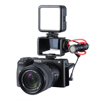 UURig Fotoaparat Vlog Selfie Flip Zaslona Nosilec za Mirrorless Fotoaparat Periscope Rešitev za Sony A6000 A6300 A6500 A72 A73 A7R3