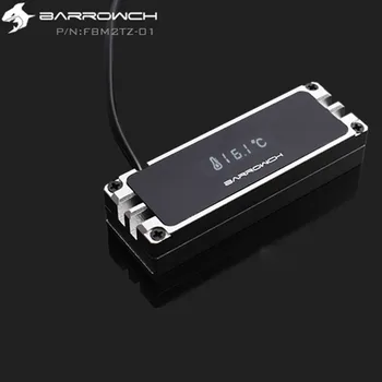Barrowch M. 2 SSD Heatsink Hlajenje Kit + Digitalni OLED Termometer Zaslon Aluminija Za 2280 22110 PCIE SATA M. 2 ssd