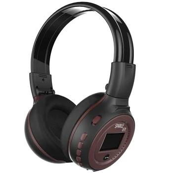 Brezžične Slušalke ZEALOT B570 Bluetooth Slušalke Z LED Zaslon FM Radia HD Stereo Slušalke Podpira TF kartice AUX
