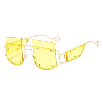 Moda Rimless Sončna Očala Ženske 2020 Moških Luksuzne Blagovne Znamke Oblikovalec Sončna Očala Ženske Kvadratnih Retro Sončna Očala Prevelikih Očal