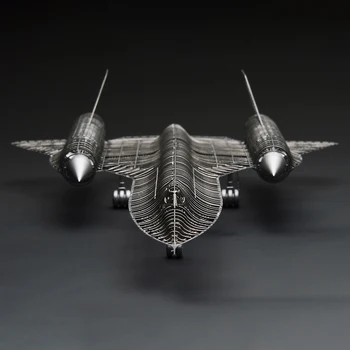 Rowsfire 1/144 SR-71 Zrakoplova Model Komplet Scout Zrakoplova Dekoracijo 3D Kovin, Sestavljanje Modela