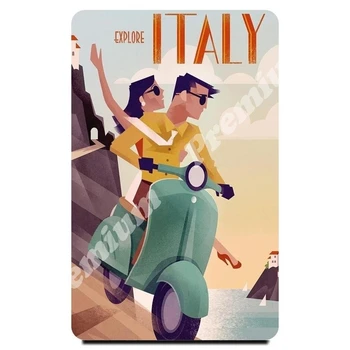 Italija spominek magnet letnik turistični plakat