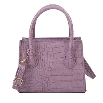 Ženska torba krokodil vzorec PU usnje, usnjeni torbici za ženske do leta 2020 mini travel kvadratek vrečko moda divje messenger bag