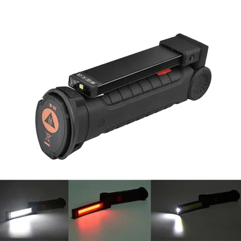 Prenosni 5 Način COB Svetilko, Baklo USB Polnilna LED delovna Lučka Magnetni COB Lanterna Visi Šotor Lučka Vgrajeno Baterijo