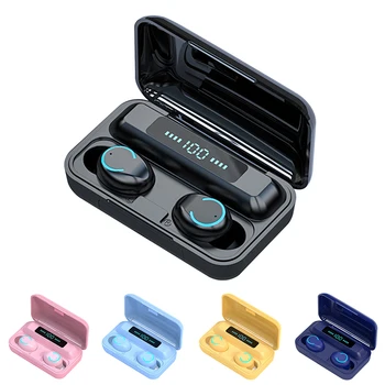 Brezžične Slušalke TWS F9-9 Brezžična tehnologija Bluetooth 5.0 V Uho Čepkov na Dotik za Nadzor Slušalke Binaural 2020