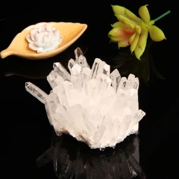 1PC Velik obseg Naravnih Pregleden Quartz Crystal Grozdov Zdravilne Surovine, Gemstone Geode Drusy Primerka Za Dekoracijo Doma Fengshui