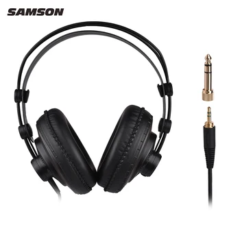 SAMSON SR850 Studijska Referenčna Monitorja Dinamične Slušalke Slušalke Semi-open Design za Snemanje Spremljanje Igra Glasba, Igranje