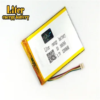 Plug 1.0-5P 308595 3,7 V 3200mah Debelo ultra tanek lipo baterije za ponovno polnjenje litij-ionsko polimer Tablični RAČUNALNIK Baterijo