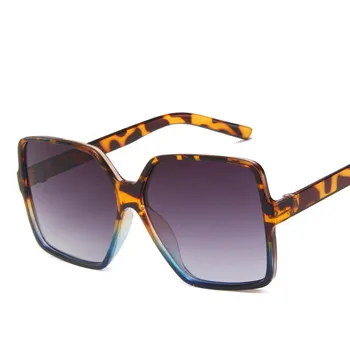 Klasična Moda Nad Velikim Retro sončna Očala Ženske Plastična Očala za Sonce na Prostem Gradient Potovanja sončna Očala UV400 Oculus De Sol