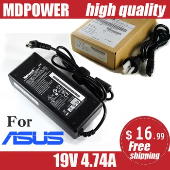 MDPOWER Za ASUS F3QT F3Sa F3SE F3T notebook laptop napajanje napajanje AC adapter za polnilnik, kabel 19V 4.74 A