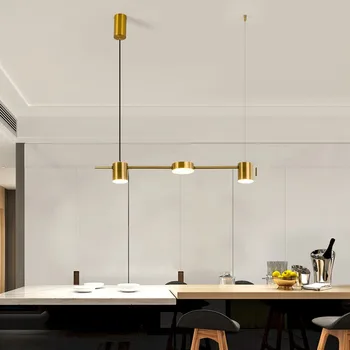 Sodobno minimalistično restavracija LED lestenec hotel cafe lestenec luksuzni lučka koridor lučka bar lestenec
