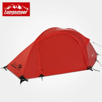 Silicij ultra-lahkih eno dvojno plast aluminij rod prostem kampiranje alpske šotori pozimi šotor