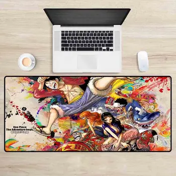 XGZ Anime Mouse Pad Naruto Vzorec En kos Multi-velikost Urad Dekoracijo Non-slip Desk Pad Gamer Tipkovnice Miške Pad