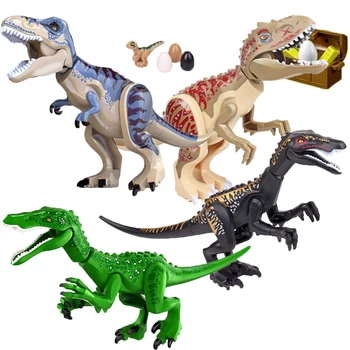 Enotni Prodaje gradniki Dinozaver Velika Velikost X-Tyrannosaurus Rex S Jajca Velika Učenja Številke Igrače Darilo Za Otroke KF825