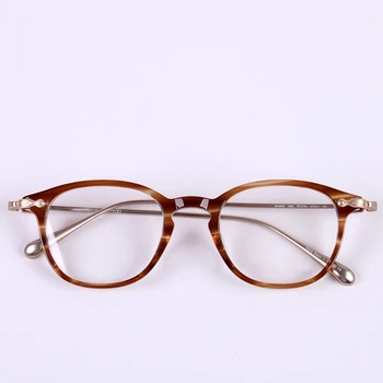 Limited edition Letnik Kakovosti Ultralahkih zlitine eyeglass okvir OV5305 klasična okrogla očala ' enske mo {ki original škatla brezplačno ladja