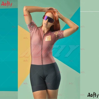 2021Kafitt Wome je Strokovno Triatlon Kratek Kolesarski Dres Skinsuit Določa Macaquinho Ciclismo Feminino Go Pro Gel Jumpsuit Kit