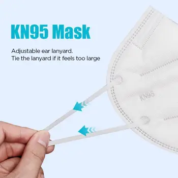 80 Kosov FFP2 Mascarillas CE Masko KN95 Masko 5 Plasti Filter Zaščitni Respirator obrazne maske proti prahu masko usta mascarillas