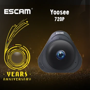 YooSee Q8 HD 960P 1.3 MP 360-Stopinjski Panoramski Zaslon Fisheye WIFI IR Ir Kamera Fotoaparat VR