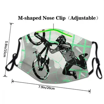 Mountain Bike Rider Večkratno uporabo Masko MTB Umazanijo Kolo Anti Meglica Dustproof zaščitni Pokrov Unisex Respirator Usta-Žarilna