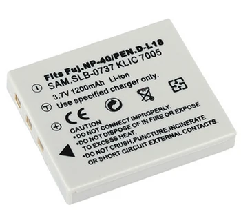 D-Li8 Baterijski Paket za Pentax Optio A10, A20, A30, A40, E65, L20, Optio S, S4, S4i, S5i, S5n, S5z, S6, S7 Digitalni Fotoaparat