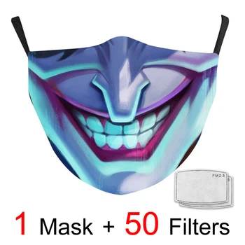 Pustne Maske za enkratno uporabo Prah-dokazilo Maske, Anime Znakov Masko Božič Smešno Cosplay Maske Slaven Vzorec Otroke In Odrasle