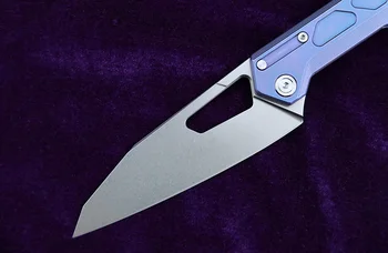 NOČ original DT-03 nosijo folding nož vg10 jekla titanove zlitine ročaj na prostem, kampiranje, lov, ribolov EOS orodje