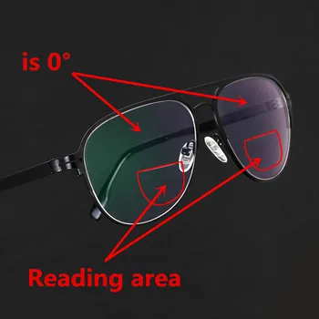 Nemčija Edinstveno Št vijak Design Photochromic Bifocal Obravnavi Očala Moških Presbyopic Očala Za Moške dioptrije Očal 1.0-3.0