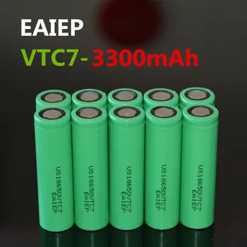 10PCS EAIEP US18650VTC7 18650 3300mah elektronske izdelke polnilna litijeva baterija, velika zmogljivost baterije za mobilne naprave