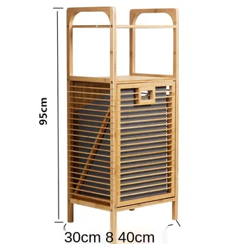 Bencross multi-funkcijo kopalnica ovirajo oblačila umazana oblačila za shranjevanje kopalnica rack pralnica okvir bambusa