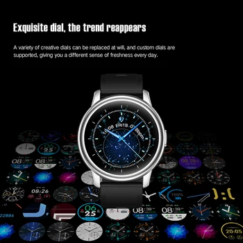 LEMFO Smartwatch 2020 IP68 Vodotesen Moških Dodatno Trak LF28 Fitnes Zapestnica BT5.0 DIY Watch Face za Android IOS