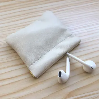 Za Apple Air Stroki Slušalke Vrečko Pravega Usnja Slušalke Primeru Slušalke Torbica Shranjevanje Slušalke Paket Slušalke Accessorie