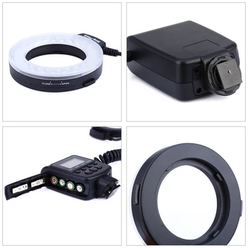 HD-130 Makro Obroč Lučk LED Macro Ring Flash svetlobe obroč Za Canon, Nikon Canon Pentax Olympus Panasonic Fotoaparat