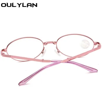 Oulylan Ženske Zložljiva Obravnavi Očala Proti Modra Svetloba Daljnovidnost Očala Ženske Ultralahkih Presbyopia z Dioptrije Plus +2.5