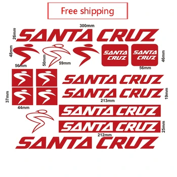 Kolo okvir nalepke Santa cruz Kolesarske Nalepke Brezplačna dostava mtb kolesarske nalepke Vinyl nepremočljiva Cestno kolo pribor nalepke